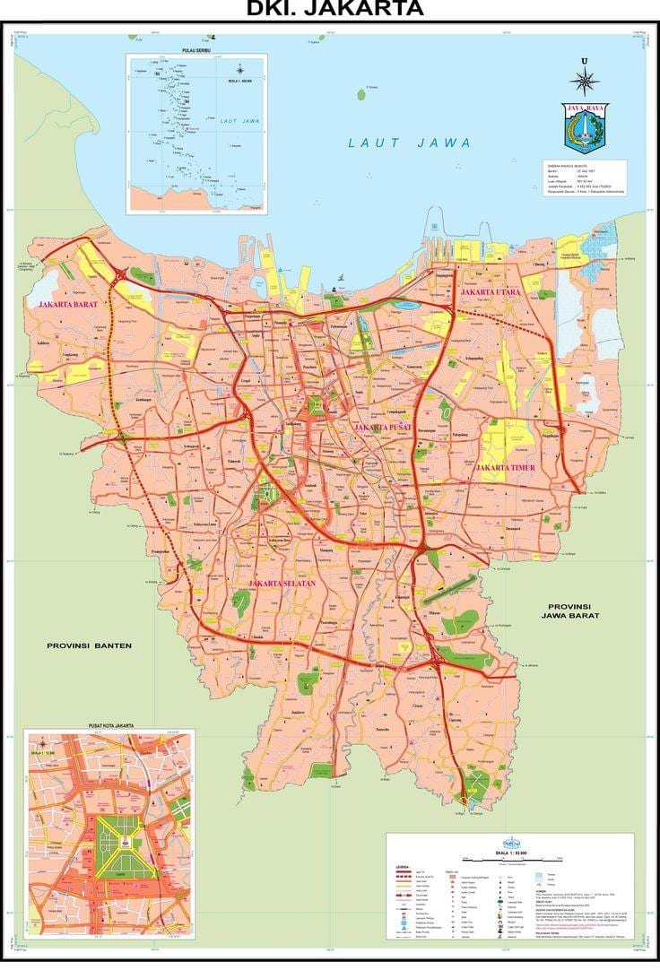 வரைபடம் ஜகார்த்தா பழைய டவுன்