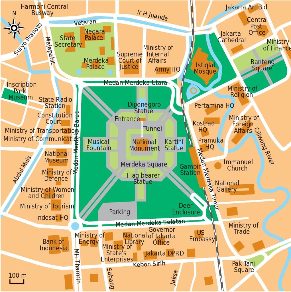 வரைபடம் அலுவலகம் ஜகார்த்தா