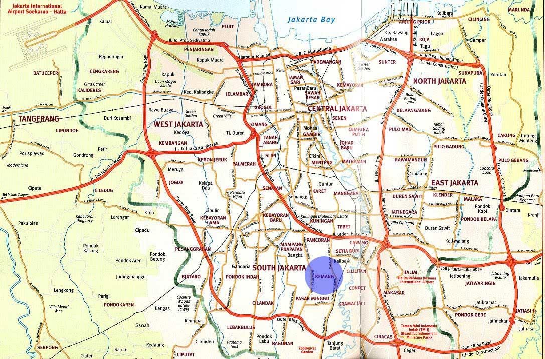 வரைபடம் kemang ஜகார்த்தா