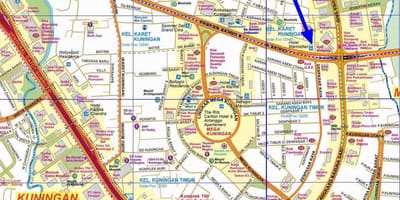 வரைபடம் தென் ஜகார்த்தா