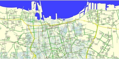 வரைபடம் வட ஜகார்த்தா