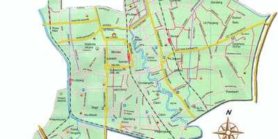 வரைபடம் Jakarta pusat