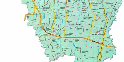 வரைபடம் Jakarta selatan