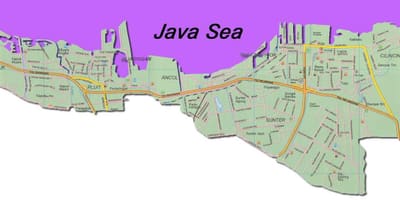 Jakarta utara வரைபடம்