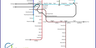 ஜகார்த்தா lrt வரைபடம்